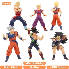 Mô hình DragonBall Bộ 6 nhân vật dragonball cao 18cm - Nặng : 200gram - Bản Bộ  - Dragon Ball - No Box - N3-ST4