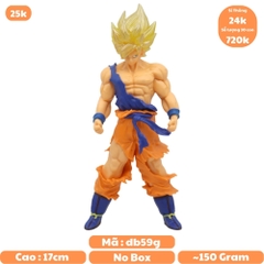 Mô hình DragonBall Songoku nửa áo cao 18cm - Bản Bộ  - Dragon Ball - No Box - N1-K3-T1-S1