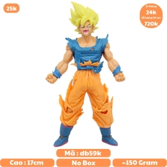 Mô hình DragonBall Songoku tóc vàng cao 18.5cm - Bản Bộ  - Dragon Ball - No Box - N1-K1-T2-S1