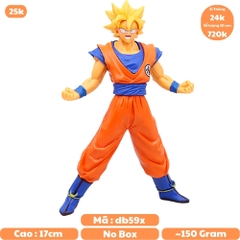 Mô hình DragonBall Songoku tóc vàng dang tay cao 17cm - Bản Bộ  - Dragon Ball - No Box - N1-K2-T2-S1