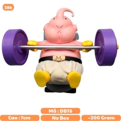 Mô Hình DragonBall MaBu cử tạ siêu dễ thương cao 7cm - Figure DragonBall - No Box - N1-K21-T1-S2