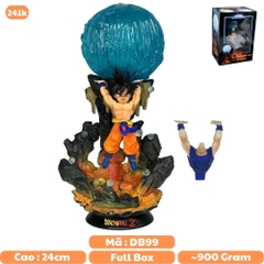 Mô hình DragonBall SonGoku nâng cầu siêu ngầu  Cao 24cm - Nặng 900 Gram - Dragon Ball - Có Hộp màu