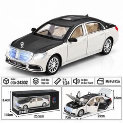 Xe thể thao tỉ lệ 1:24 - chất liệu bằng hợp kim - Có đèn và âm thanh Tính năng mở full cửa - SKU : oto-24302 ( VAT : 103-01-190 )