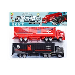 Đồ Chơi Trẻ Em bộ 2 xe contener - Dài 25cm - 1 Túi Có 2 Xe 2 màu - nặng 180gram - Bọc Túi - SKU : DC2