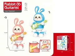 Đồ chơi thỏ chơi đàn dễ thương có nhạc đèn ( ko bao gồm 3 pin AA). SKU: DD2509084 ( VAT 008-02-60 ) K131-T2-S11,12