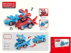 Đồ chơi ô tô khủng long biến hình , có nhạc đèn ( ko bao gồm 3 pin AA ). SKU: DD2509085 ( VAT 008-11-60 ) K129-T2-S3,S4