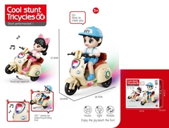 Đồ chơi xe 3 bánh điện nhào lộn có đèn và âm thanh ( ko bao gồm 3 pin AA ). SKU: DD2510001 ( VAT 008-01-60 ) K128-T2-S7,S8