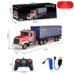 Đồ Chơi Ô tô Điều Khiển Từ Xa 6 Kênh Container Truck- SKU: DK-QH300-1D ( VAT 009-02-200 ) - K140-T4-S2