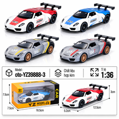 Mô Hình xe oto Porsche 918 Weissach hợp kim , tỉ lệ 1:36 - Dài 12.5cm - rộng 5.2cm - cao 3cm - SKU : oto-YZ39888-3 - ( Vat : 103-01-35 )