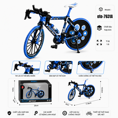 Xe đạp thể thao nhiều màu sắc , chất liệu hợp kim tỉ lệ 1:8 - SKU : oto-7631A ( VAT :103-04-50 )