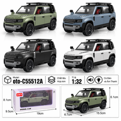 Xe thể thao nhiều màu sắc chất liệu hợp kim , Có Đèn và Âm Thanh , tỉ lệ 1:32 : SKU : oto-C55512A ( Vat : 103-01-60 )