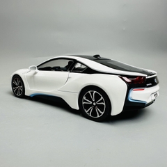Mô Hình xe bmw i8 trắng tỉ lệ 1:22 Hợp kim có thể mở cửa - bánh sau chạy cót - Dài 21cm - rộng 9cm - cao 5cm - nặng : 800gram - FULL BOX : box màu SKU : oto292 - N3-K8-T3-S4