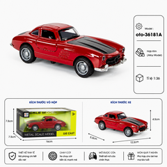 Mô Hình xe mercedes và Porsche , tỉ lệ 1:36 - Dài 12.2cm - rộng 5.3cm - cao 4.5cm - SKU : oto-36181A - ( Vat : 003-01-35 )