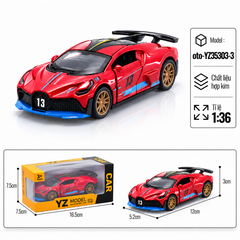 Mô Hình xe oto lamborhgini hợp kim , tỉ lệ 1:36 - Dài 12cm- rộng 5.2cm - cao 3cm - SKU : oto-YZ35303-3 - ( Vat : 103-01-35 )