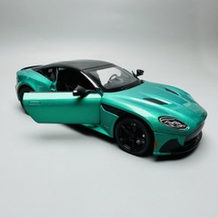 Mô Hình Xe aston martin xanh lá 1:22 Hợp kim có thể mở cửa - bánh sau chạy cót - Có tiếng - đèn pha sáng - Dài 20cm - rộng 9cm - cao 6cm - nặng ~ 1000gram - FULL BOX : box màu SKU : oto143