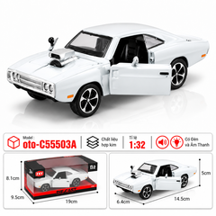 Xe thể thao nhiều màu sắc chất liệu hợp kim , Có Đèn và Âm Thanh , tỉ lệ 1:32 : SKU : oto-C55503A ( Vat : 103-01-60 )