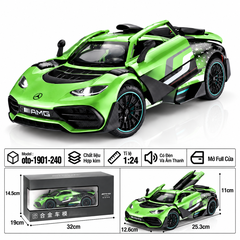 Xe thể thao tỉ lệ 1:24 - chất liệu bằng hợp kim - Có đèn và âm thanh Tính năng mở full cửa - SKU : oto-1901-240 ( VAT : 103-01-180 )