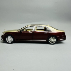 Mô Hình xe mẹc maybach nâu đồng tỉ lệ 1:24 Hợp kim có thể mở cửa - bánh sau chạy cót - Dài 21cm - rộng 9cm - cao 5cm - nặng : 1000gram - FULL BOX : box màu SKU : oto299 n3-k7-t2-s4