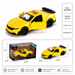 Mô Hình xe Oto đua hợp kim , tỉ lệ 1:43 - Dài 10.8cm - rộng 4.5cm - cao 2.6cm - SKU : oto-4371A - Vat ( 003-01-20 )