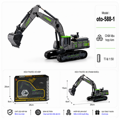Xe Công Trình nhiều kiểu dáng , chất liệu bằng thép hợp kim , tỉ lệ 1:50 - SKU : oto-588-1 ( VAT : 103-02-70 )