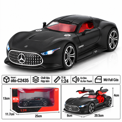 Xe thể thao tỉ lệ 1:24 - chất liệu bằng hợp kim - Có đèn và âm thanh Tính năng mở full cửa - SKU : oto-C2435 ( VAT : 103-01-170 )