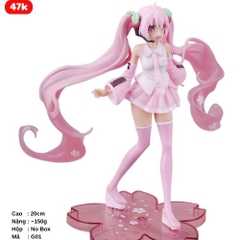 Mô Hình Hatsune Miku tóc dài siêu dễ thương - cao 20 cm - Figure Miku - No Box -(VAT : G873-84)- K30-T2-S7