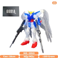 Đồ chơi trẻ em - Hộp đồ chơi lắp ghép Robot -  G Gundam Thiên thần sức mạnh ( nhựa trong ) - Cao 18cm - nặng 150gram  - Có hộp màu -Sku : 6601A - ( Vat : 006-01-60 ) - K33-T4-S2