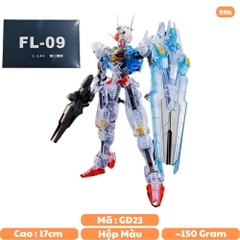 Mô hình Robot lắp ghép No Brand ( nhựa Trong ) - Cao 17cm - nặng 150gram + có box - SKU : gd23  - Có hộp màu - K30-T4-S8