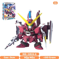 Đồ chơi trẻ em - Hộp đồ chơi lắp ghép Robot - GundamSD Gundam JUSTICE - Cao 9cm - nặng 100gram - Có hộp màu - Sku : 6613-5 - ( Vat : DC1 ) - K31-T4-S5