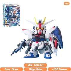 Đồ chơi trẻ em - Hộp đồ chơi lắp ghép Robot - GundamSD Gundam FREEDOM 2 - Cao 9cm - nặng 100gram  -  Có hộp màu - Sku : 6613-1 - ( Vat : DC1 ) -K24-T4-S2