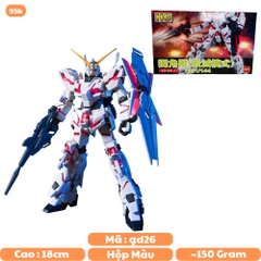 Đồ chơi trẻ em - Hộp đồ chơi lắp ghép Robot -  GundamXG Gundam RX-0 UNICRON - Cao 18cm - nặng 150gram - Có hộp màu - SKU: XD100 - (VAT: 006-01-60)