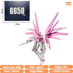 MG 1/100 FREEDOM 6650 GUNDAM màu hồng Cao cấp - Cao 18cm - nặng 1kg sku : 6650  - Box Màu - ( VAT :  006-01-340 )- K29-T4-S7
