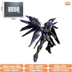 Đồ chơi trẻ em - Robot lắp ghép No Brand 6650  màu Đen , hàng Cao cấp - Cao 18cm - nặng 1kg  - Có hộp màu - SKU: gd56 ( VAT :  006-01-340 )- K32-T4-S6