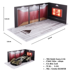 Gara oto có led tỉ lệ 1:24 - 1:32 SKU : Groto ( VAT : 003-10-30a ) - K142-T3-S3