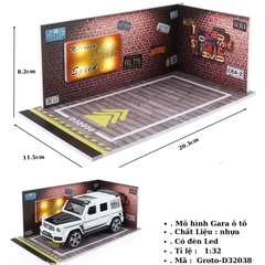 Gara oto có led tỉ lệ 1:24 - 1:32 SKU : Groto ( VAT : 003-10-30a ) - K142-T3-S3