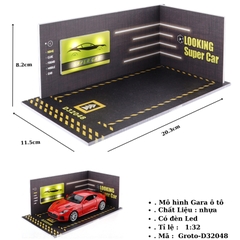 Gara oto có led tỉ lệ 1:24 - 1:32 SKU : Groto ( VAT : 003-10-30a ) - K142-T3-S3