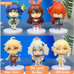 Mô Hình Genshin Bộ 6 nhân vật bản B cao 8cm nặng 150 gram - Figure  Genshin Impact - no box - N3-K34-T2-S3