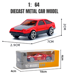 Màu Ngẫu Nhiên - Mô Hình Xe 1/64 Nhiều Màu - Dài 7cm - cao 2cm - nặng 200gram - Figure Oto - FULL BOX : box màu SKU : oto433 - K71-T1-S10