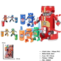 Đồ Chơi Biến Hình Robot Đồ Uống . SKU: HD61 K102-T2-S9-10