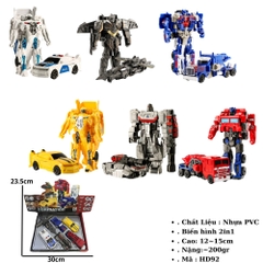 Đồ Chơi Robot Oto Biến Hình (6pcs). SKU: HD92 - K133-T3-S4