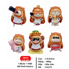 ( Giá 1 con - Bộ 6 con - Đặt Số Lượng 6 ) - Mô hình Umaru Bộ 6 nhân vật Umaru kute - Cao 7.5-9.5cm - nặng 660gram - Figure Umaru - Hộp Màu- (VAT : G873-78) - K33-T2-S2