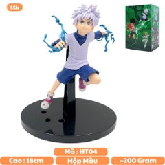 Mô Hình Hunter x Hunter Killua Zoldyck chiến đấu Cao 18cm - rộng 15cm - nặng 200gram - Figure Hunter x Hunter - Có Hộp màu - N1-K38-T2-S6