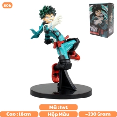 Mô Hình Học Viện Anh Hùng Deku Midoriya Izuku  trạng thái chiến đấu - Cao 18cm - nặng 200gram - My Hero Academia - có hộp màu - N1-K38-T2-S8