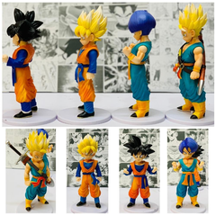 Combo4 Goku và Trunks kids - cao 18-19cm - nặng 1kg2 - DragonBall - NoBox - SKU : 199E ( VAT : MH004 )  (F-12)