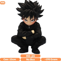 Mô Hình Fushiguro Megumi dáng ngồi - Cao 13cm - nặng 170gram - Bọc túi OPP - No Box - Figure anime Jujutsu Kaisen - N1-K56-T3-S1