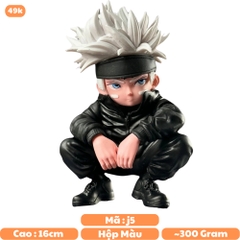 Mô Hình Gojo Satoru AI chibi ngồi - Cao 12cm - nặng 290gram - Box màu - Figure anime Jujutsu Kaisen - N1-K54-T1-S3