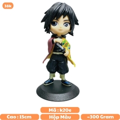 Mô Hình POP Kimetsu No Yaiba thủy trụ Giyuu dáng đứng cao 15cm - 300gram - Figure Thanh gươm diệt quỷ - Bọc Túi Opp - Hộp màu - N1-K38-T2-S1
