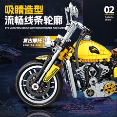 Bộ Lắp Ghép Xe Moto Retro Model. SKU: LG-K2189 (VAT 001-23-150) - K111-T1-S11