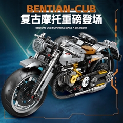 Bộ Lắp Ghép Xe Moto Retro Model. SKU: LG-K2194 (VAT 001-23-150) K114-T1-S10