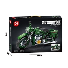 Bộ Lắp Ghép Moto MY-1200CC 815pcs. SKU: LG-K2272 - (VAT 001-23-160) K154-T3-S11-S12